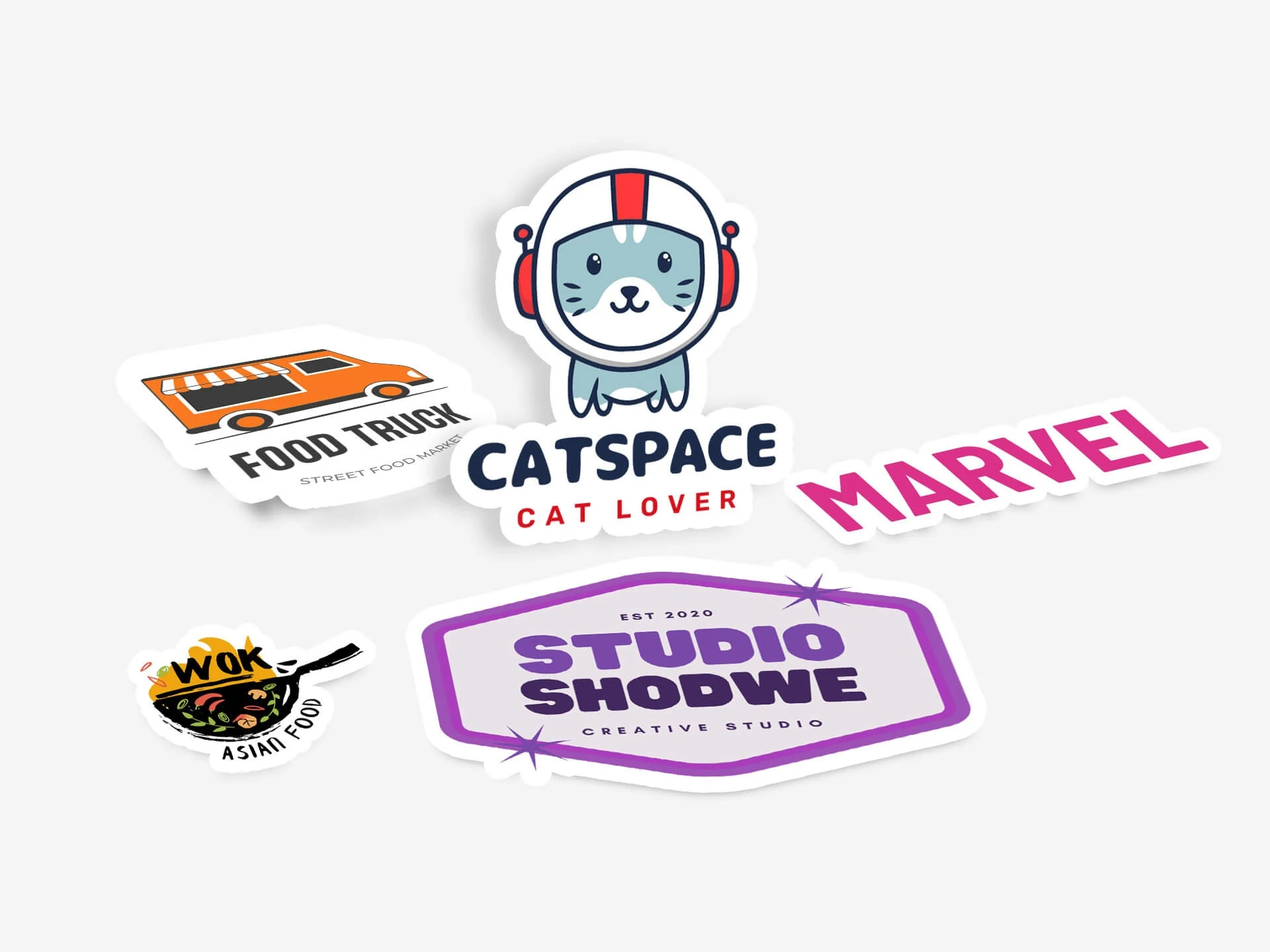 Custom Shape Stickers